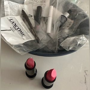 Lancôme Beauty Bundle, 2 Full size Lipsticks, CILS LeCrayon Génifique & Mascara